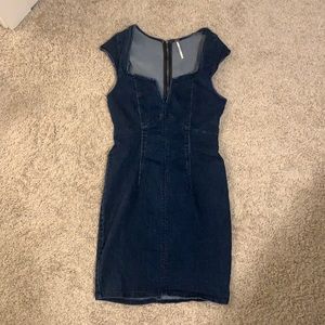 Free people denim dress